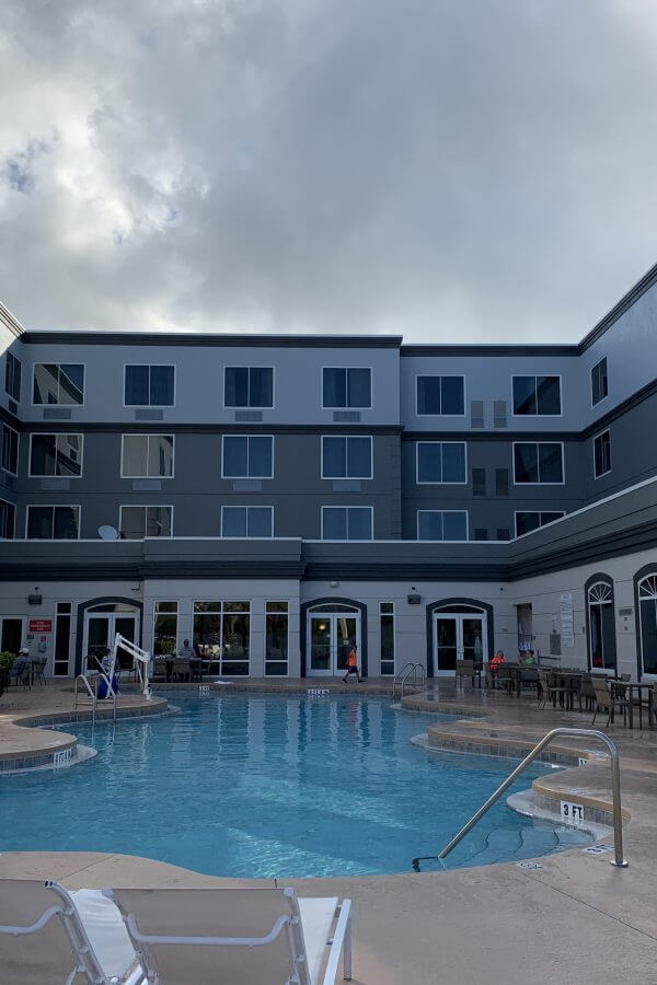 Pool area at Country Inn & suites, Port Canaveral