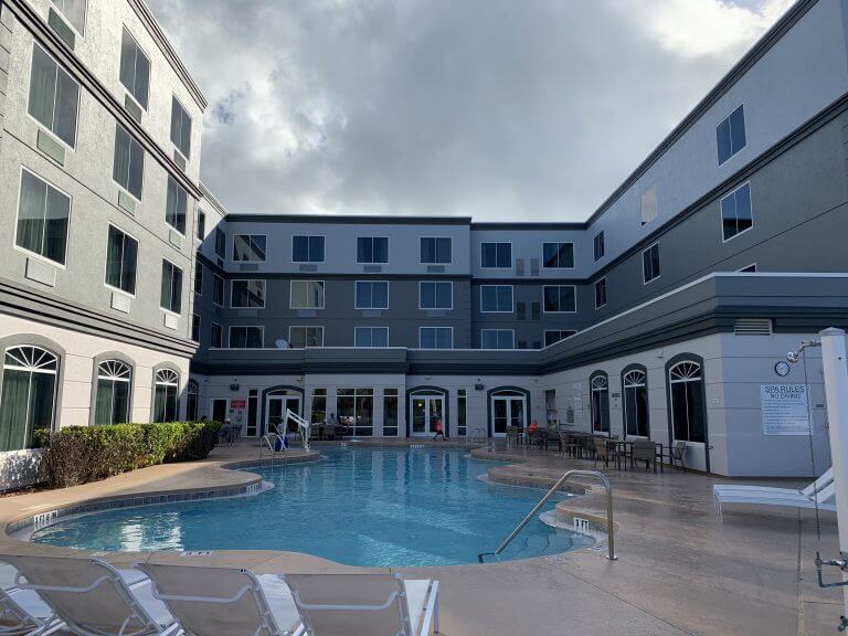 Pool area at Country Inn & suites, Port Canaveral