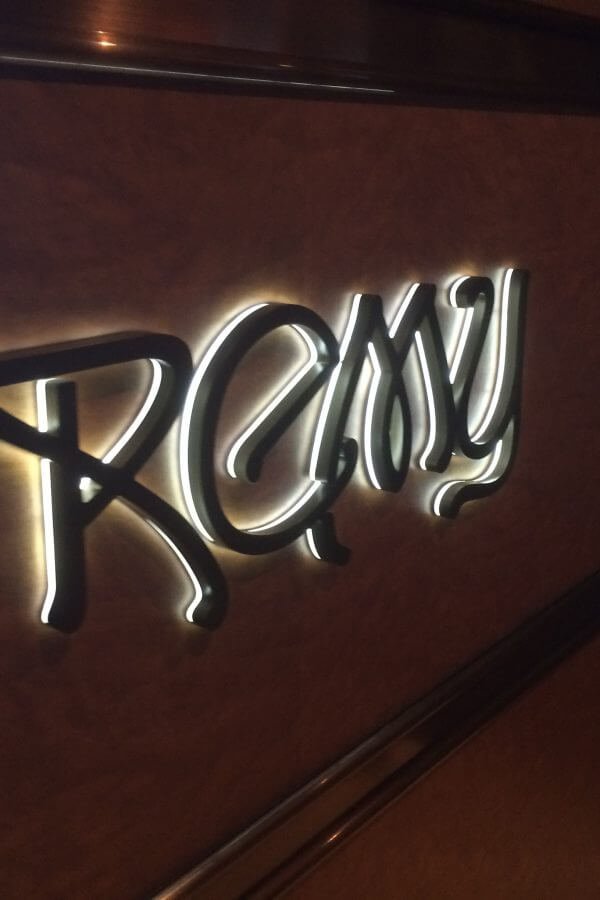 Remy entrance sign