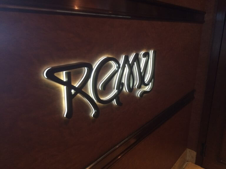 Remy entrance sign