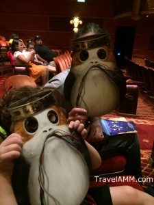 Porg Scavenger Hunt Masks on the front that turn into Clue Sheets on the back