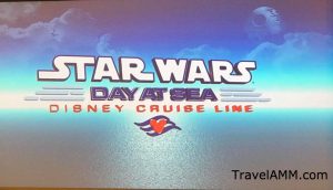 Star Wars Day at Sea sign Disney Cruise Line