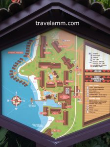 Disney's Polynesian Village Resort Map Sign