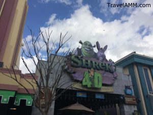 Shrek 4D, located in the Universal Studios Florida theme park, is a family friendly attraction.