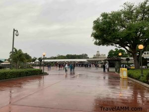 Empty Security Lines at the Entrance to the Magic Kingdom