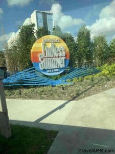 Universal's Endless Summer Resort exterior signage