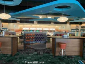 Cabana Bay Beach Resort has its own bowling alley that anyone can use