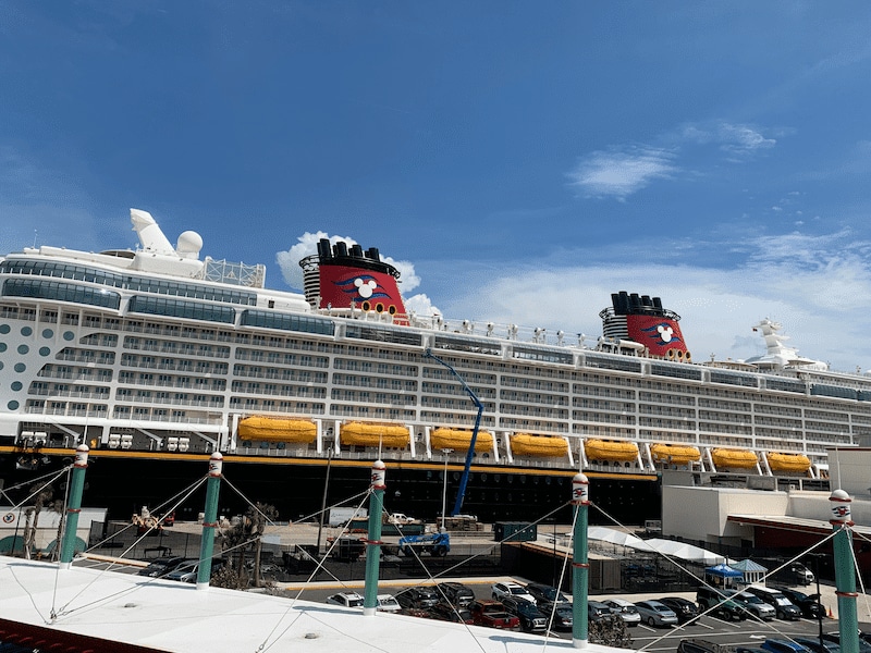 Disney Fantasy from the Port September 2021