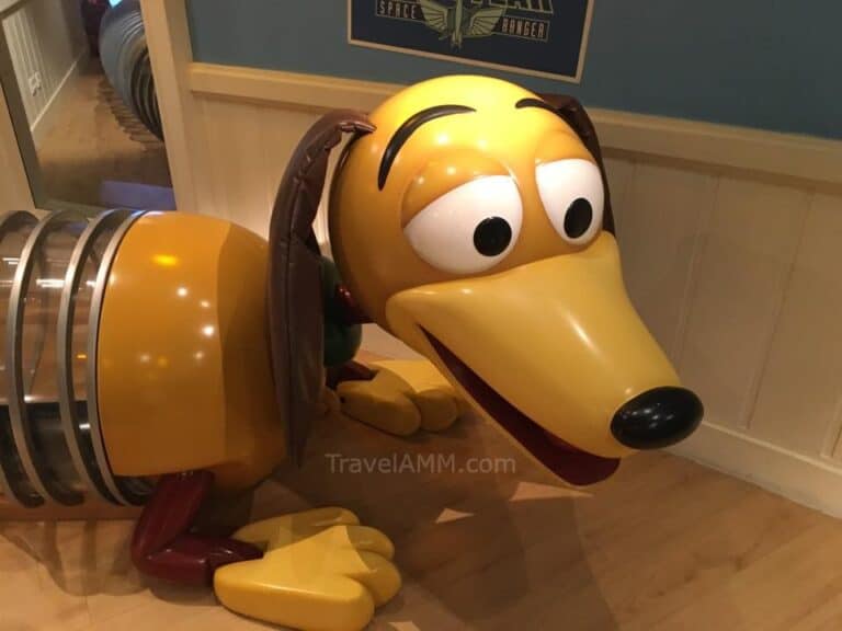 Slinky Dog in kids club on Disney Cruise Line