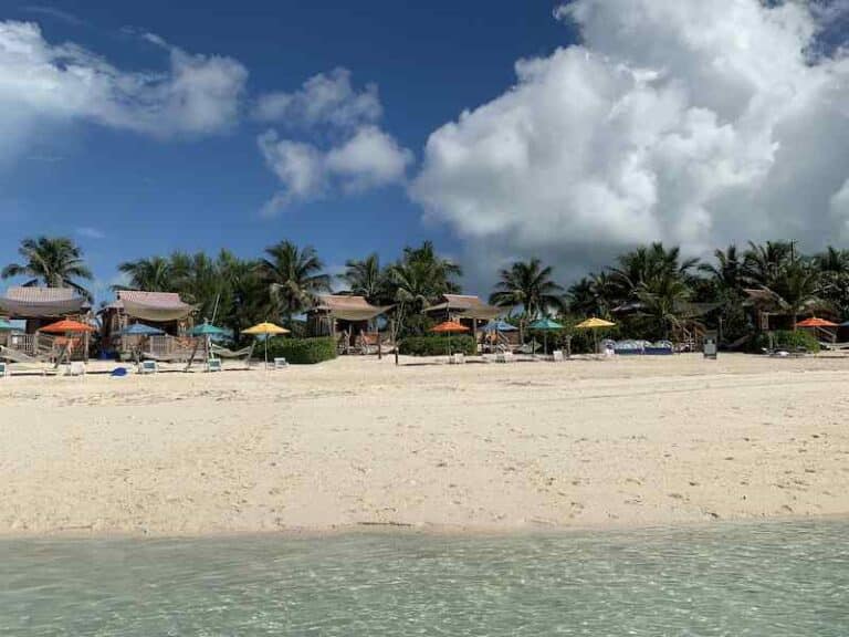 Family Cabana view from the beach