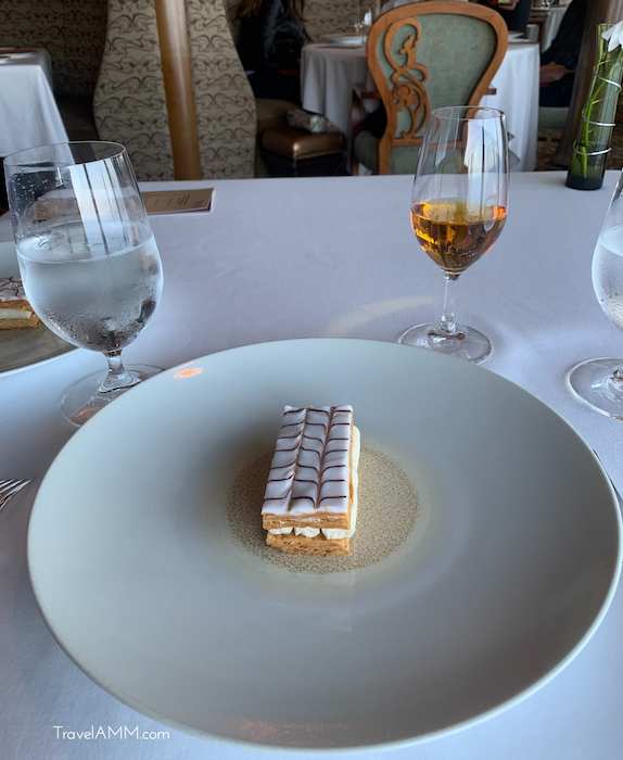 Course three of the Remy Dessert Experience, Mille-Feuille Vanille