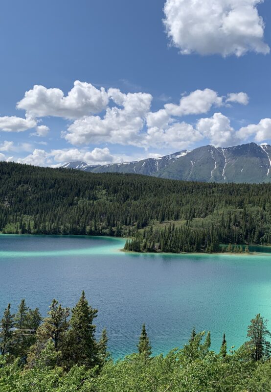 Emerald Lake in the Yukon of Canada