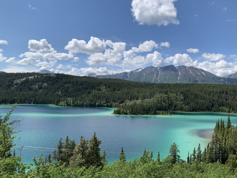 Emerald Lake in the Yukon of Canada