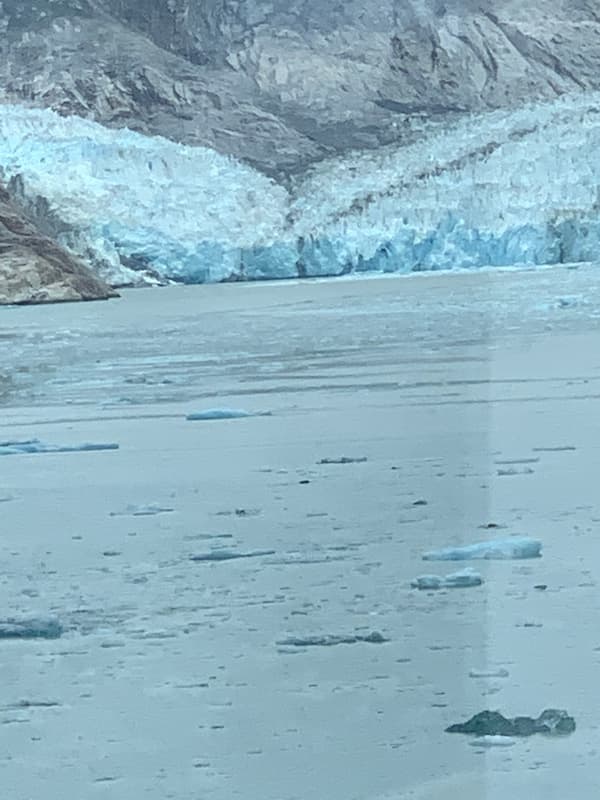 Dawes Glacier as seen from the Disney Wonder i June 2022